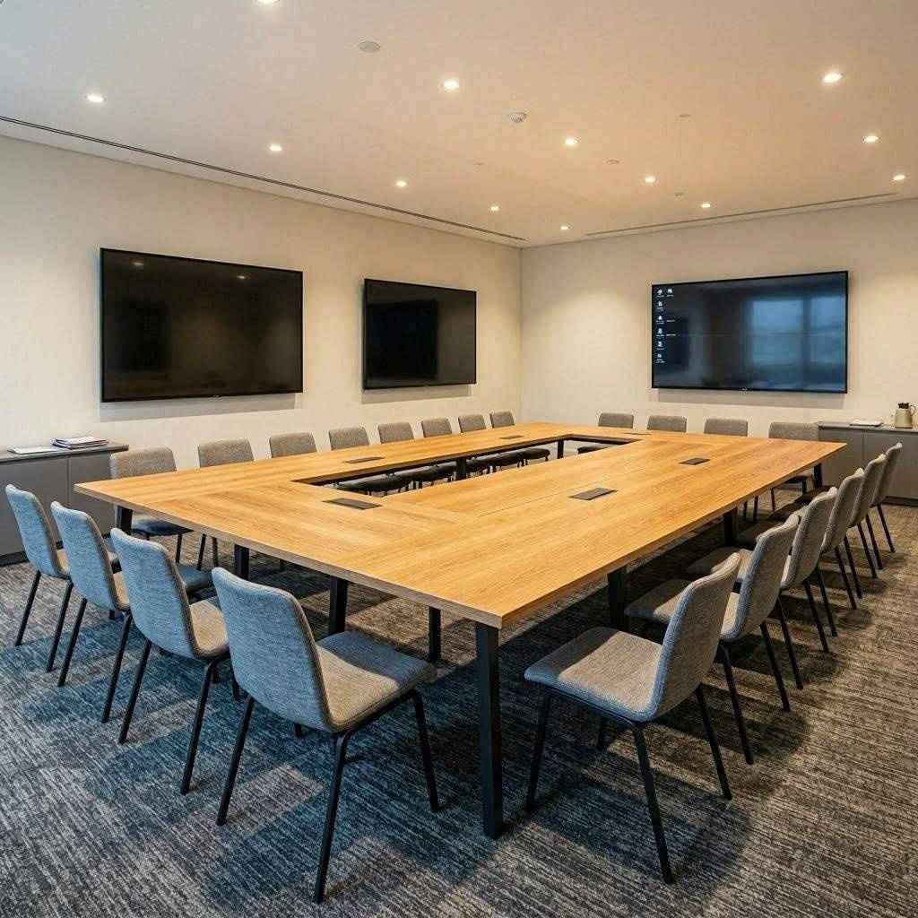 咨询公司怎样从大型培训集中开课中找出写字楼办公视频会议空间配置的改进线索